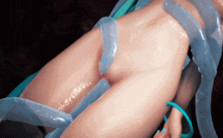 ミクさんが触手に巻き付かれるだけ