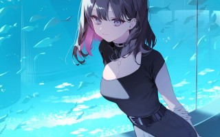 【免费】RJ01334064【CV.明坂聡美】ダウナーお姉さんがキミにだけ教える匂わせ「水族館」性知識ガイド