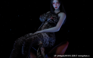 [3D/VAM/国漫/天泪] 烧鸡清漪的全身黑网情趣套装...爆炒得水直流！！ （高清）[1.06G]