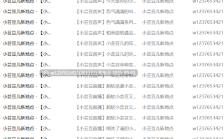 小芸豆儿中文音声合集【1.82G】