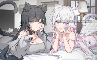 RJ01551452【CV:春花らん・Lynn】ネコミミ双子が懐きすぎて困っちゃう♡ASMR