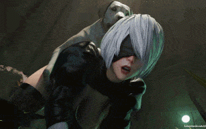 【3D动画/Bonkge】 7月新作：2B+艾玛 性感御姐超巨根暴力猛冲内射溢出大量精液 [205M]