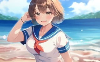 【免费】RJ01313759【佐京柚音】南の島の無垢な従妹がセーラー服の似合うムチムチ巨乳JKに成長していて、俺はもうガマンできない
