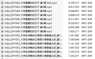 【有声小说/四十集合一】#小仙儿 部分合集【MP3版】【七个小时合集】【1029-1068】