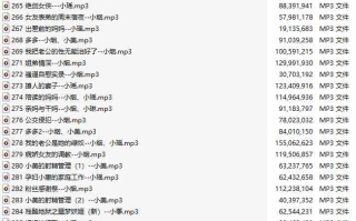 【粉丝福利/白嫖/ASMR/步非烟第二季】251-300【五十部合集】【66A/共4.1GB/33小时/MP3版】