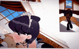 【黑丝 内射 口交 喷潮 NTR】新作--[Peh-koi] 仲良しのキモオタの専属エロメイドになる古見さん