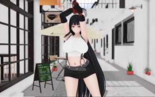 【MMD】蔚蓝档案 莲见裸舞约4分钟