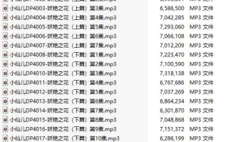 【粉丝福利/白嫖/有声小说/34集合一】#小仙儿 部分合集【MP3版】【7个小时合集】【3993-4026】