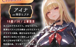 RJ01200450【海音ミヅチ】マゾ活～マゾオスを買って性処理するドSなサドメスJK～【ドM向け】【KU100】