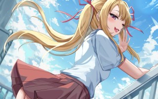 RJ01505150当我在屋顶上玩耍时，我可爱又狡猾的后辈让我和她发生了性关系