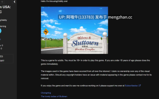 【欧美/html浏览器机翻/文字视觉小说/互动/PC】美国镇：家乡腐败 Sluttown USA Hometown Corruption [v0.54] [10.1G]【序号5877】