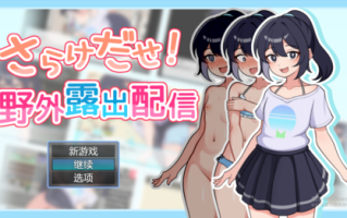 【PC/RPG/露出】野外配信少女