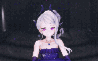 【mmd/裸舞/紫色渐变丝袜】蔚蓝档案空崎日奈（礼服）（2分30秒）【1080p】