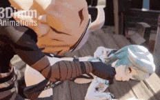 原神女孩被怪物利用（希利丘尔合辑）