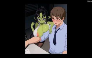 爆操黑丝巨乳哥布林上司