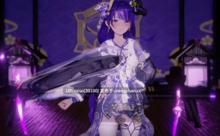 14.【kimono_情趣和服】雷电将军_Raiden Shogun💕'極楽净土'💕 ]