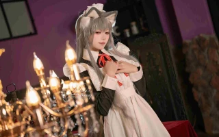 Yiko湿润兔 - 菲奇子女仆 cos 43P