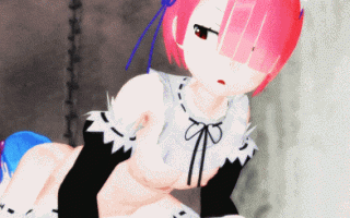 【MMD】レム・ラムの交互騎乗位