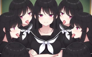 RJ01335264【涼花みなせ】クラスメイトサキュバスの分身×全身×メスイキリップ【KU100バイノーラル】