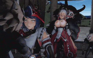 【3D动画/陽夜】原神-九条裟罗+八重神子-丘丘人的野心 [145M]