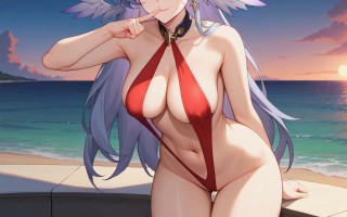 8.UnrealBeautyAIMIX NO.398 Swimsuit Robin