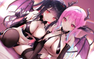 【御崎的作品不是双子姐姐就是双子妹妹呢🤔】RJ01374623【御崎ひより】【超舐め音特化】激あま愛欲サキュバス～超密着汗だく極上舐め～