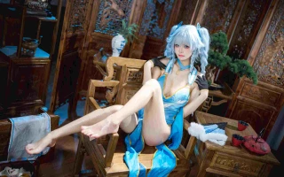 九柒喵 - 翠雀媚 桐生桔梗 2套图 共122P 素的 免费 白嫖