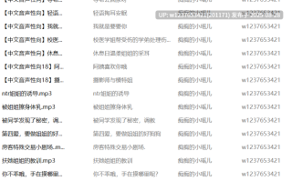 痴痴的小瑶儿中文音声合集【296M】