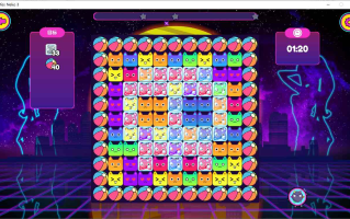 PC经典益智消消乐（猫小姐）中文版。818MB（全动态回想）