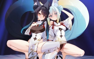 【没人供奉的雌小鬼神，草饲😡】RJ01385196【兎月りりむ。】ぐ～たら駄女神おまんこ更生プログラム!!→主従逆転イキ狂い双子神に❤️ #オホ鳴き検定1級♡ #初物保証♡ #エブリデイ発情期♡