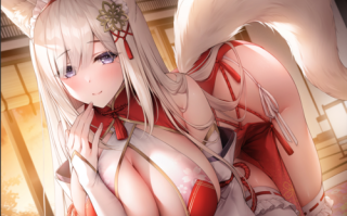 【简中】关于赞同你的一切的狐狸女仆会用接吻向粘满包皮垢的肮脏肉棒献媚这件事♪【KU100】