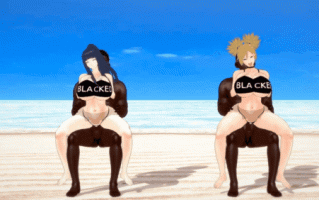 【巨乳 跳舞 乳交 口交 吞精】新作--namilovesbbc - Hinata Temari BLACKED Dance & Sex MMD Chocolate Cream雏田+手鞠