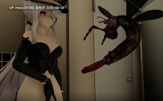 Iwara - 弱音厕所虫X Haku bestiality 