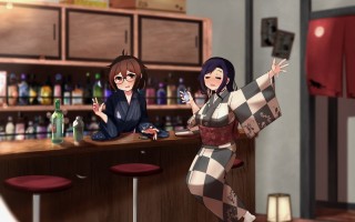 RJ01395964【小坂井ひよ】【浅木式】【涼貴涼】【ぼんぼん時計とねこパブ】東京癒処わきみち 紅葉【猫とともに去りぬ】