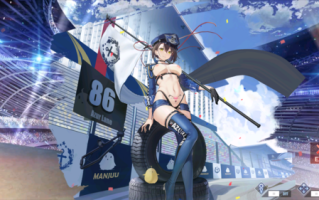 白嫖，港区赛车女郎们的淫乱性爱 ~被指挥官肏成专属肉便器的欧根