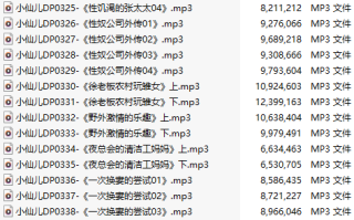 【有声小说】【二十集合一】#小仙儿 部分合集【MP3版】【四个小时合集】【322-341】