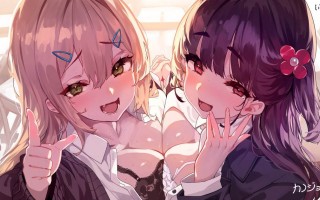 【违反校规就寸止惩罚的学生会，所以这学校在哪儿🥵】RJ01405096【大山チロル】 【一之瀬りと】カノジョ係♡学園美女ふたりに愛されパコパコ射精管理ハーレム恋人性活