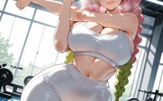 [图集]鬼灭之刃 甘露寺蜜璃ⅠMitsuri Kanroji: Hashira Training 391P