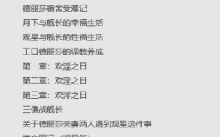 [小说推荐][德丽莎/符玄]P站收集小说存档 [度盘/约60万字]