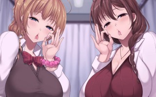 RJ01311875【御子柴泉】【雲八はち】ド変態唾フェチマゾバレ⁉ ギャルと先生に5日間射精管理された件