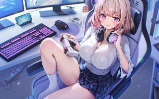 RJ01392160【涼花みなせ】ゲームしながら自由におまんこを使わせてくれる“ささやき”ゲーマーカノジョ【バイノーラル】