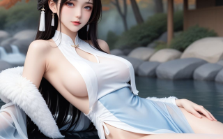 【图包】透视乳帘白丝少女90（性感素）