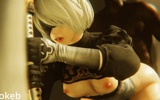 【3D动画】Nokeb大师:新作 2B+舞+嘉米+伊芙+玛莲妮亚 性感女神丰满蜜桃臀激情后入