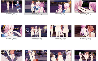 【3D/全彩/同人/386P/770M】银河附身之夜1-4合集【原版/无水印】