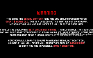 【欧美/2D/点击式/SLG/PC机翻/安卓生肉】贝塔生活 Beta Life [v0.0.2] 【1.62G】【序号7339】