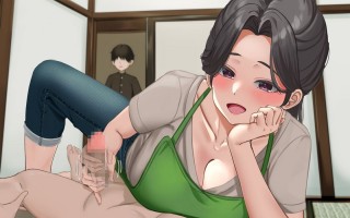 RJ01362694【四方山みかん】肝っ玉系の友達の母親に添い寝をお願いしたら友達に隠れてエッチな事をしてくれた…♡