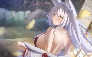 RJ01509928【猫視ねこ】【2時間超え】爆乳妖狐の巫女があなたの呪いをイチャラブ癒しエッチで解いてあげるお話【バイノーラル/京都弁】