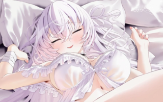 （ASMR）〖 Live2D⌇耳舐め 〗耳奥から脳の奥へベロが這いズル貫通脳舐め♡幽灵妹舌头从耳后爬到脑后，舔舐大脑♡