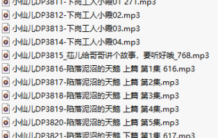 【有声小说/48集合一】#小仙儿 部分合集【MP3版】【8个小时合集】【3793-3840】