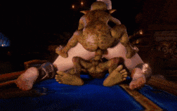 新作-Lustful barmaid Ciri serves three big goblin cocks for gold and fun (p2)